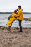PAIKKA Visibility Raincoat Lite for Dogs Yellow-RAINCOAT-WOOFALICIOUS.SG