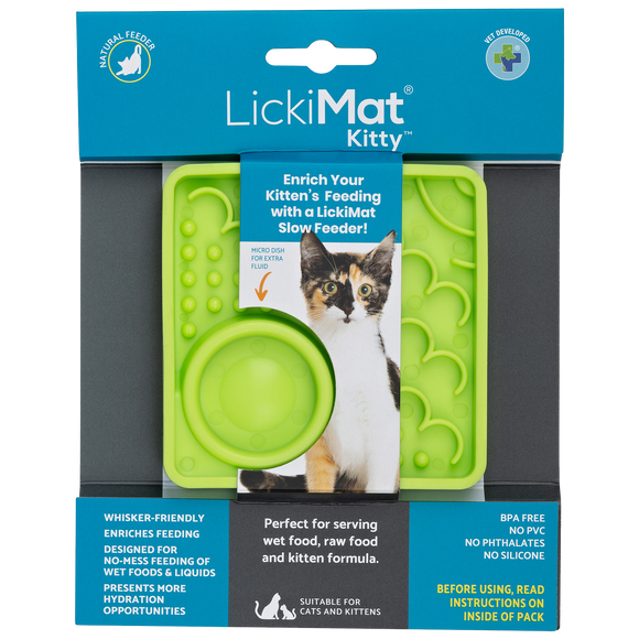 LickiMat Classic Kitty Available in 6 fun colours-LickiMat-WOOFALICIOUS.SG