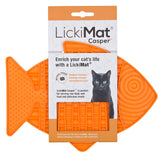 Cat LickiMat Classics Casper™ - High level stimulation Slow feeder. For Greedy Kitties-Slow Feeder-WOOFALICIOUS.SG