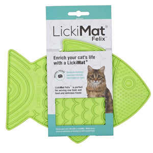 Cat LickiMat Classics FELIX™ - Medium level stimulation Slow feeder (Available in 5 colours)-Slow Feeder-WOOFALICIOUS.SG