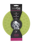 LICKIMAT® SPLASH Bowl (Blue or Green) Make bath time, grooming, vet visits fun again with a Lickimat Splash. Suction cap allows it to stick to any hard surface like tiles, glass and laminates.-toy-WOOFALICIOUS.SG