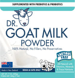 Dr. Goat Milk Powder 7oz (200g) Made in New Zealand, for Dogs & Cats ONLY 100% Natural, No Fillers, No Preservatives-supplement-WOOFALICIOUS.SG