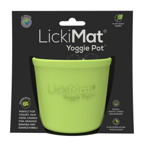 LickiMat ® Yoggie Pot - New Launch 2023. 4 amazing colours SINGAPORE PET EXPO EXCLUSVE ready for all singapore pets-LickiMat-WOOFALICIOUS.SG